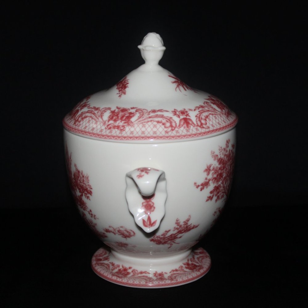 Florence Vase By Skye McGhie | Vintage Lidded & Footed Urn with Handles - Picture 3 of 10